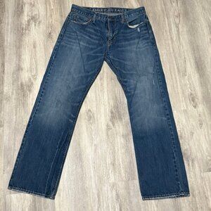 Men's American‎ Eagle 33 x 32 straight leg denim jeans